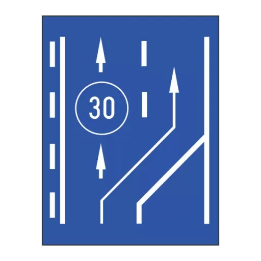 Banda destinata ciurculatiei vehiculelor lente