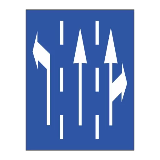 Selectarea circulatiei pe directii de mers in apropierea intersectiei