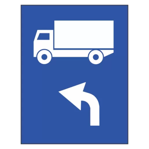 Traseu de urmat pentru anumite categorii de vehicule