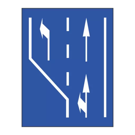 Selectarea circulatiei pe directii de mers in apropierea intersectiei