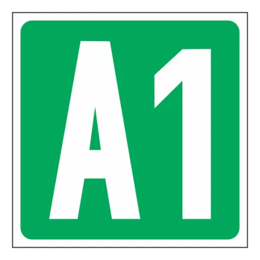 Simbolul si numarul autostrazii